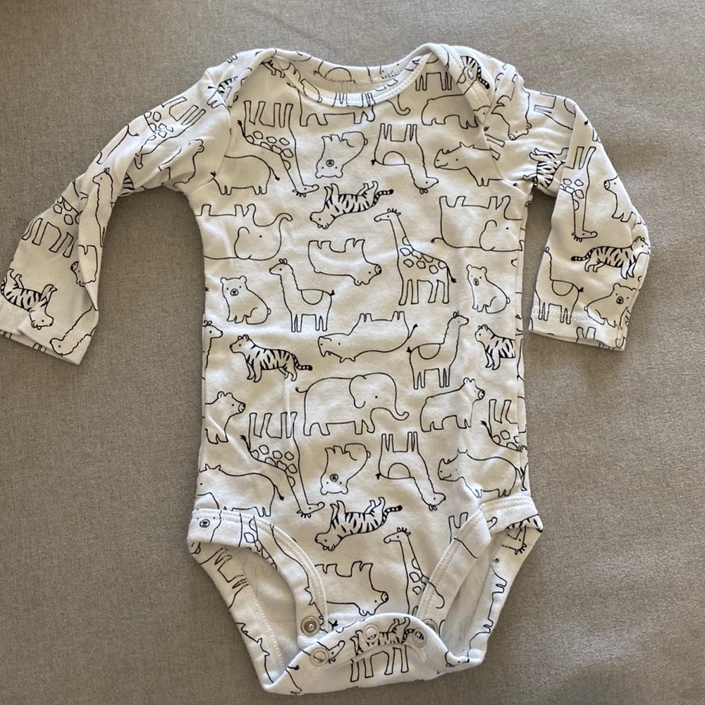 3 month long sleeve onesie